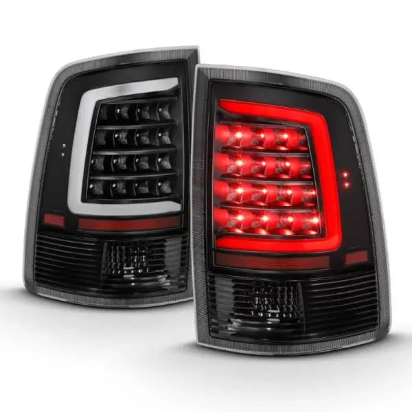ANZO 2009-2018 Dodge Ram 1500 LED Taillight Plank Style Black w/Clear Lens thumbnail 16