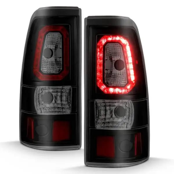 ANZO 2003-2006 Chevy Silverado 1500 LED Taillights Plank Style Black w/Smoke Lens thumbnail 14
