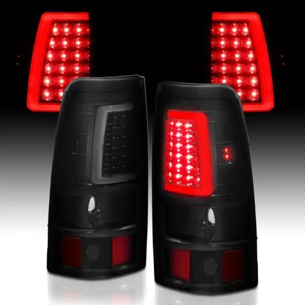 ANZO 2003-2006 Chevy Silverado 1500 LED Taillights Plank Style Black w/Smoke Lens thumbnail 15