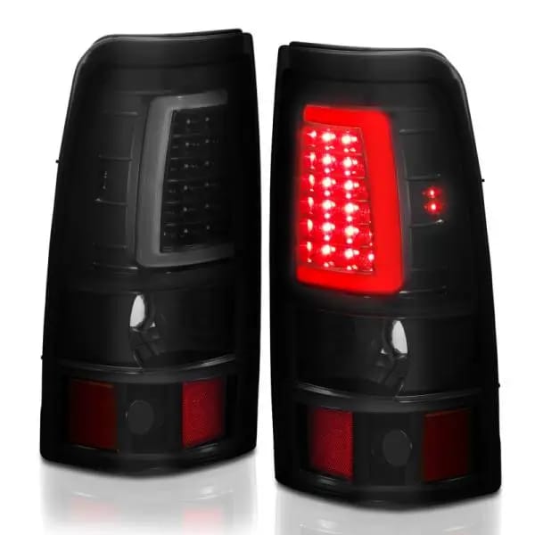 ANZO 2003-2006 Chevy Silverado 1500 LED Taillights Plank Style Black w/Smoke Lens thumbnail 16
