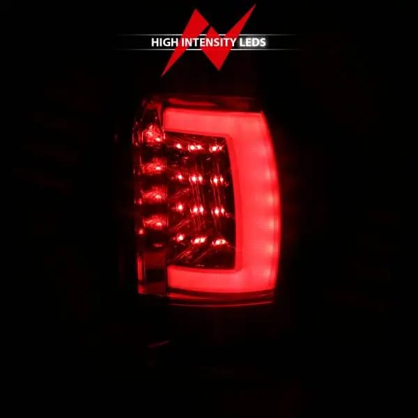 ANZO 1994-2001 Dodge Ram 1500 LED Taillights Plank Style Chrome w/ Clear Lens thumbnail 9
