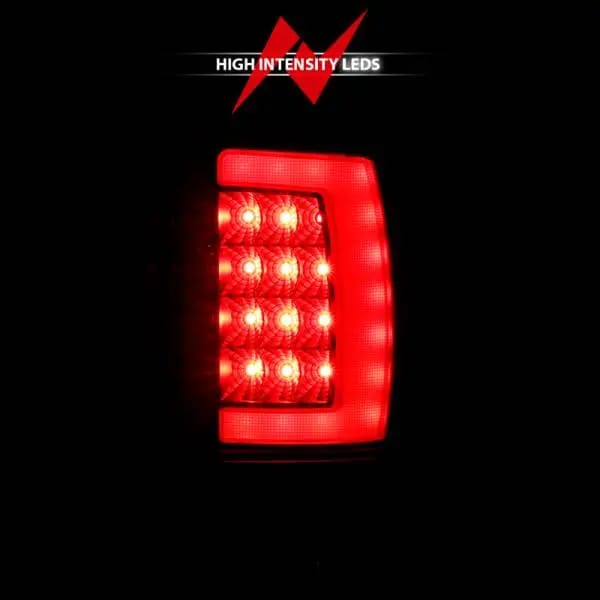 ANZO 1994-2001 Dodge Ram 1500 LED Taillights Plank Style Black w/Clear Lens thumbnail 14