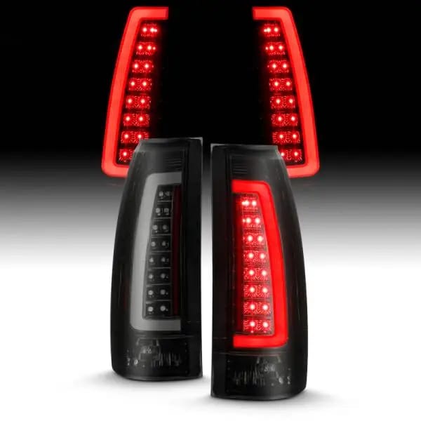ANZO 1999-2000 Cadillac Escalade LED Taillights Black Housing Smoke Lens Pair thumbnail 15