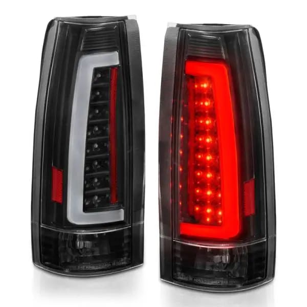 ANZO 1999-2000 Cadillac Escalade LED Taillights Black Housing Clear Lens Pair thumbnail 8