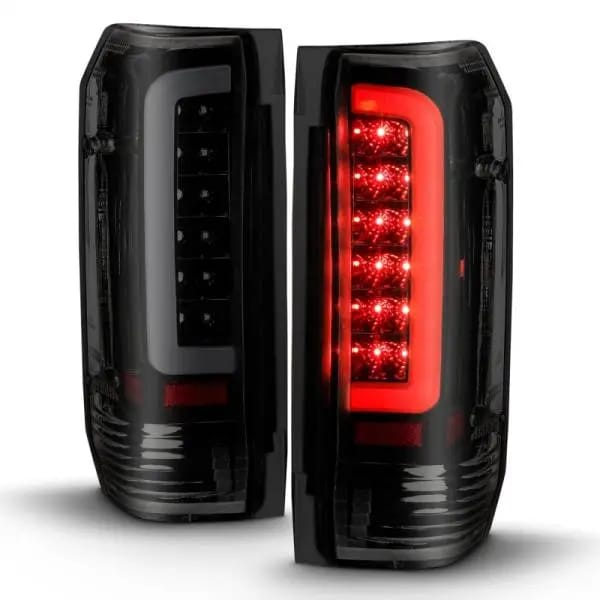 ANZO 1987-1996 Ford F-150 LED Taillights Black Housing Smoke Lens (Pair) thumbnail 8