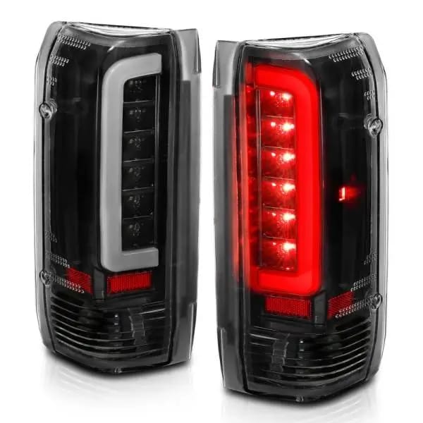 ANZO 1987-1996 Ford F-150 LED Taillights Black Housing Clear Lens (Pair) thumbnail 16