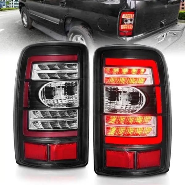 ANZO 2000-2006 Chevrolet Tahoe LED Tail Lights w/ Clear Lens Black Housing thumbnail 8