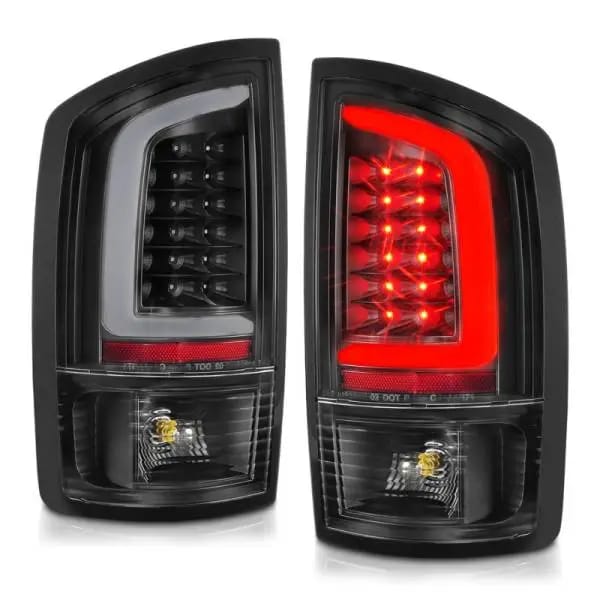 ANZO 2002-2006 Dodge  Ram 1500 LED Tail Lights w/ Light Bar Black Housing Clear Lens thumbnail 8