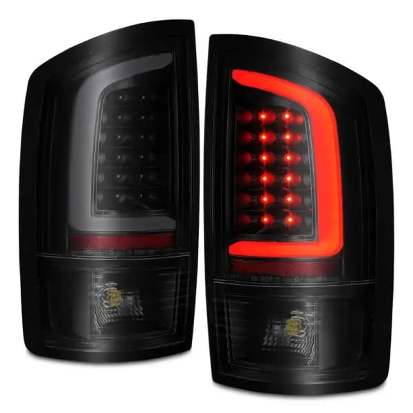 ANZO 2002-2006 Dodge  Ram 1500 LED Tail Lights w/ Light Bar Black Housing Smoke Lens thumbnail 3