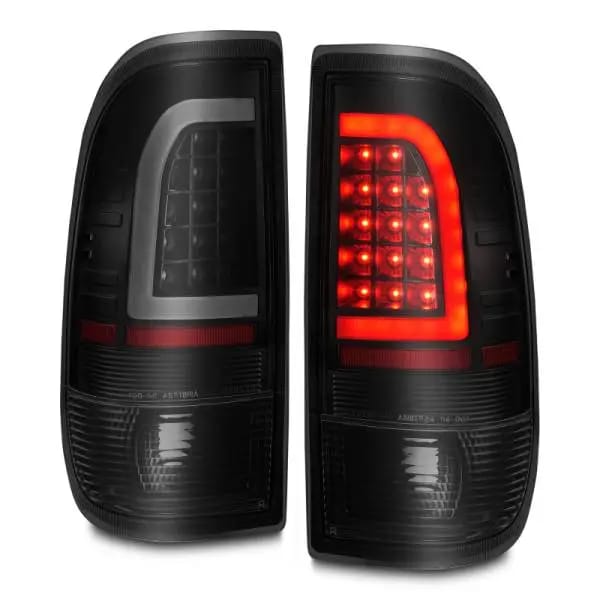 ANZO 1997-2003 Ford F-150 LED Tail Lights w/ Light Bar Black Housing Smoke Lens thumbnail 3