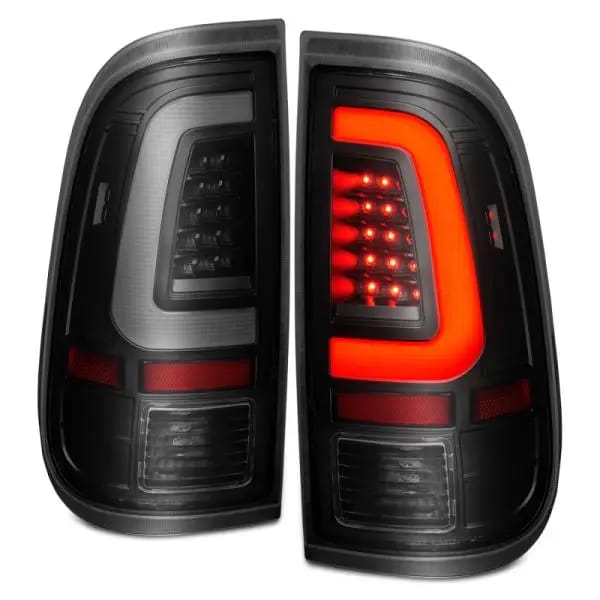 ANZO 2008-2016 Ford  F-250  LED Tail w/ Lights Bar Black Housing Smoke Lens thumbnail 3