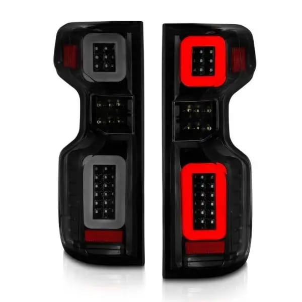 ANZO 19-21 Chevy Silverado Work Truck Full LED Taillights Blk Housing Smoke Lens G2 (w/C light Bars) thumbnail 7