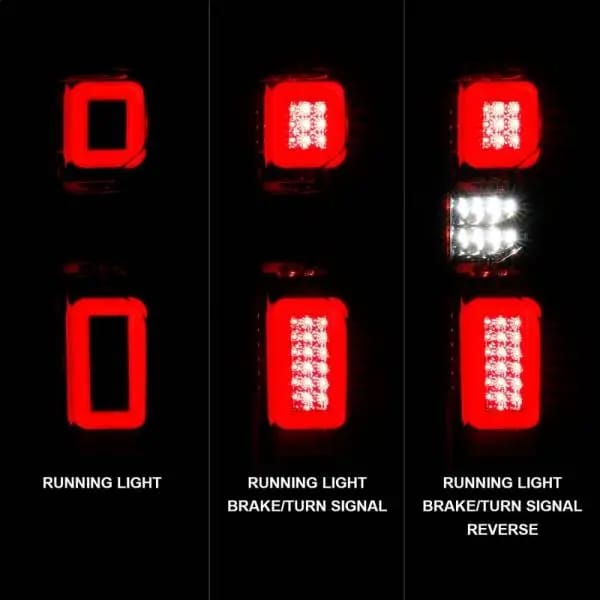 ANZO 19-21 Chevy Silverado Work Truck Full LED Taillights Chrome Housing Red Lens G2(w/C light Bars) thumbnail 3