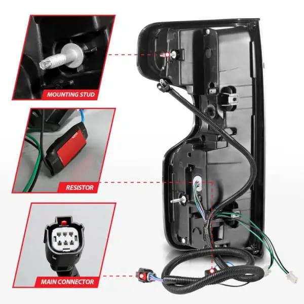 ANZO 19-21 Chevy Silverado Full LED Taillights Black Housing Smoke Lens G2 (w/C light Bars) thumbnail 12