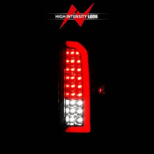 ANZO 15-21 Chevrolet Colorado Full LED Tail Lights w/ Red Lightbar Black Housing Clear Lens thumbnail 7