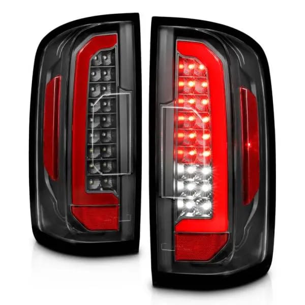 ANZO 15-21 Chevrolet Colorado Full LED Tail Lights w/ Red Lightbar Black Housing Clear Lens thumbnail 14