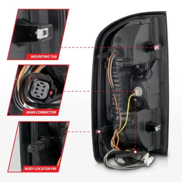 ANZO 15-21 Chevrolet Colorado Full LED Tail Lights w/ Red Lightbar Black Housing Smoke Lens thumbnail 12