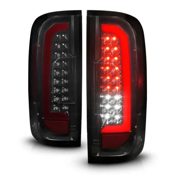ANZO 15-21 Chevrolet Colorado Full LED Tail Lights w/ Red Lightbar Black Housing Smoke Lens thumbnail 14