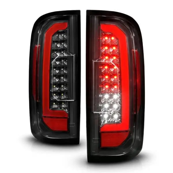 ANZO 15-21 GMC Canyon Full LED Taillights w/ Red Lightbar Black Housing/Clear Lens thumbnail 14