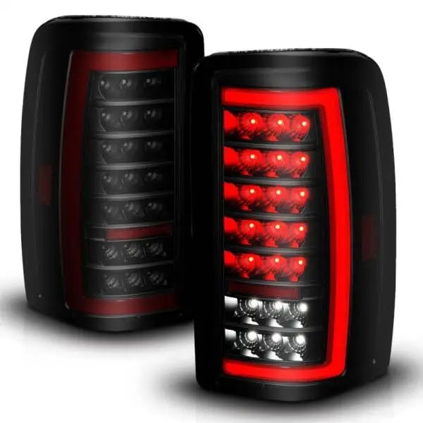 ANZO 00-06 Chevrolet Tahoe / GMC Yukon Full LED Taillights w/ Lightbar Black Housing/Smoke Lens thumbnail 3