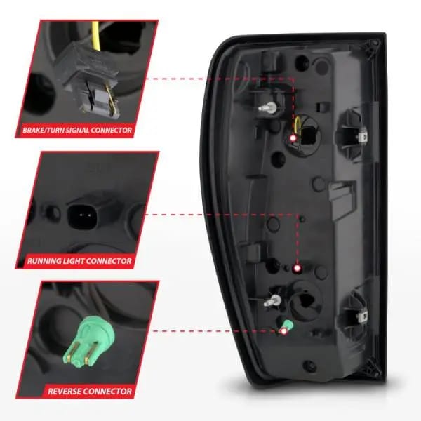 ANZO 19-23 GMC Sierra 1500/2500HD/3500HD Black Replacement Full LED Bar Tail Light thumbnail 6