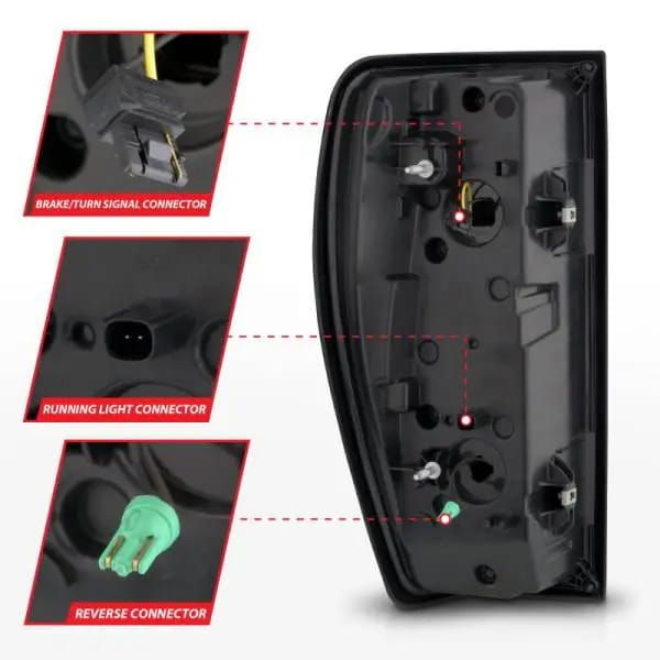 ANZO 19-23 GMC Sierra 1500/2500HD/3500HD Black Replacement Full LED Bar Tail Light thumbnail 11