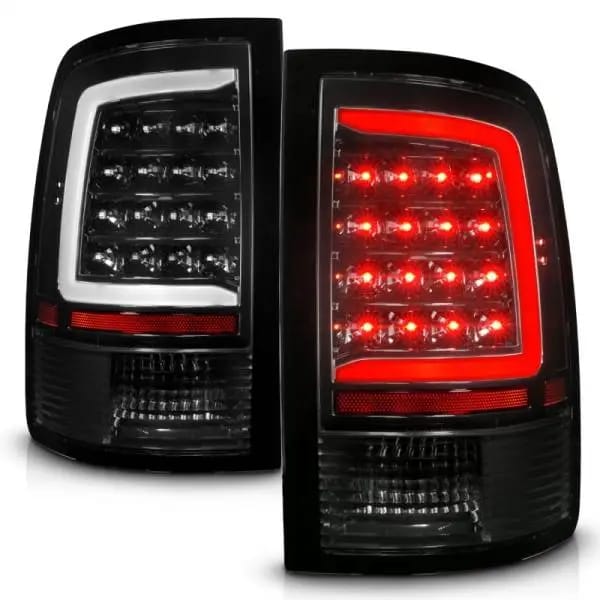 ANZO 09-18 Dodge Ram 1500 Full LED Taillights w/ Sequential Black Housing/Clear Lens thumbnail 3