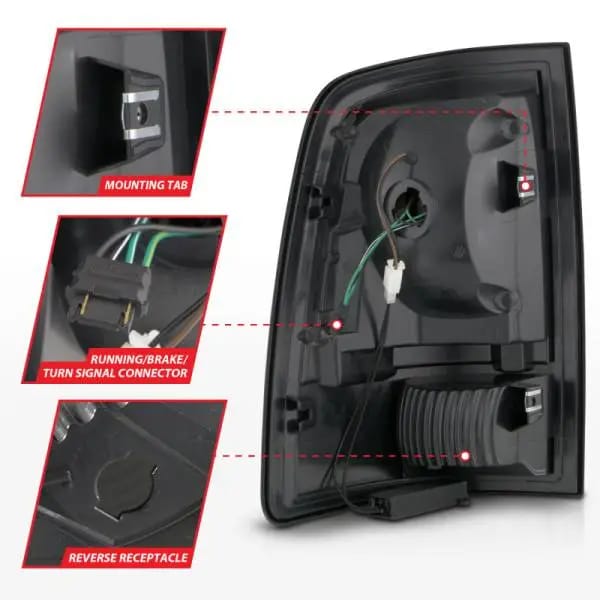 ANZO 09-18 Dodge Ram 1500 Full LED Taillights w/ Sequential Black Housing/Clear Lens thumbnail 11