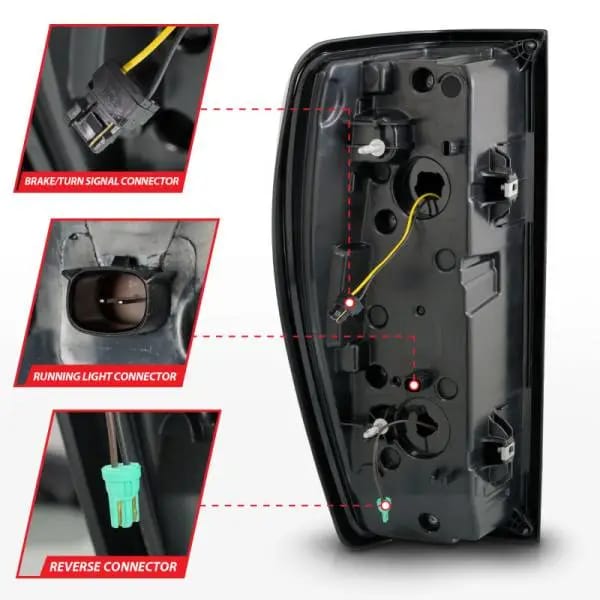 ANZO 19-23 GMC Sierra 1500/2500HD/3500HD Smoke Black Replacement Full LED Bar Tail Light thumbnail 11