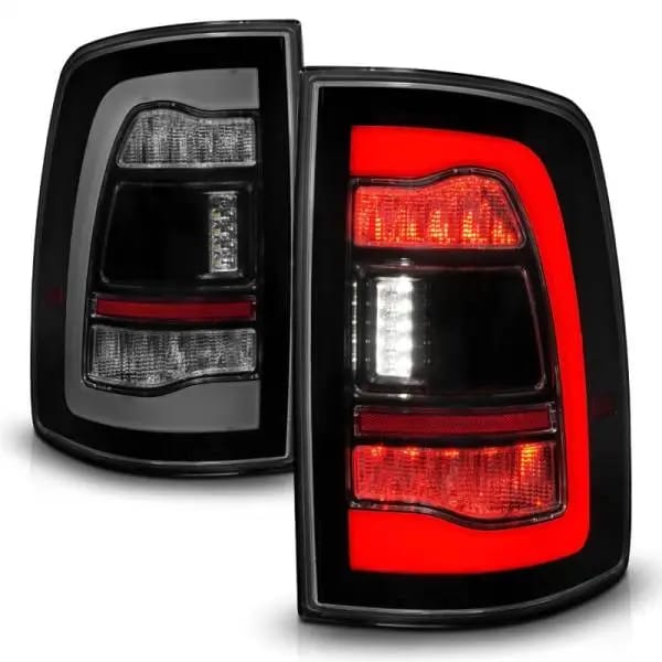 ANZO 09-18 Dodge Ram 1500 Sequential LED Taillights Smoke Black thumbnail 3