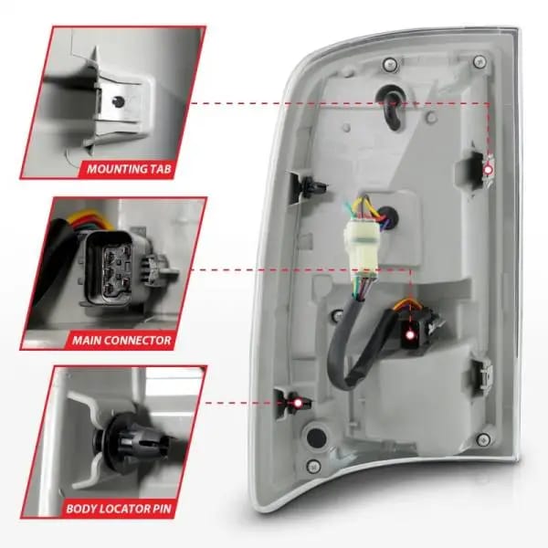 ANZO 09-18 Dodge Ram 1500 Sequential LED Taillights Smoke Black thumbnail 6