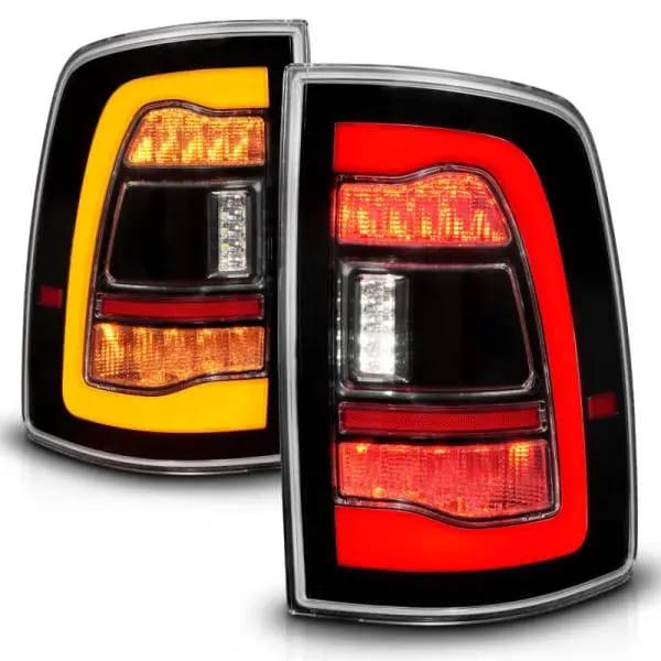 ANZO 09-18 Dodge Ram 1500 Sequential LED Taillights Black w/Switchback Amber Signal thumbnail 8