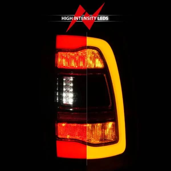 ANZO 09-18 Dodge Ram 1500 Sequential LED Taillights Black w/Switchback Amber Signal thumbnail 12