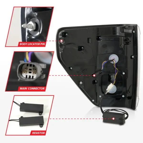 ANZO 21-23 Ford F-150 LED Taillights Seq. Signal w/BLIS Cover - Smoke Blk (For Factory Halogen ONLY) thumbnail 11