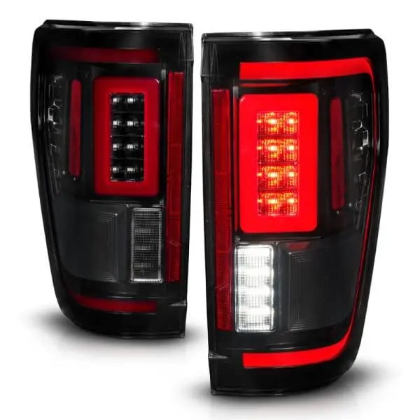 ANZO 21-23 Ford F-150 LED Taillights Seq. Signal w/BLIS Cover - Black Smoke thumbnail 3