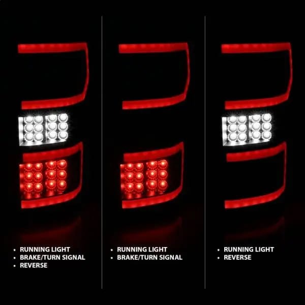 ANZO 18-19 Ford F-150 LED Taillights Black thumbnail 3