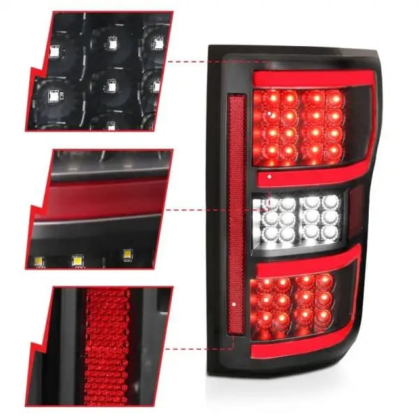 ANZO 18-19 Ford F-150 LED Taillights Black thumbnail 4