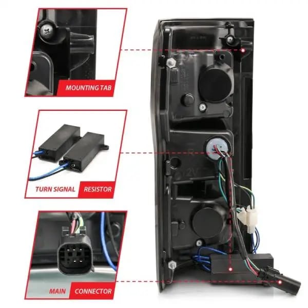 ANZO 18-19 Ford F-150 LED Taillights Black thumbnail 6