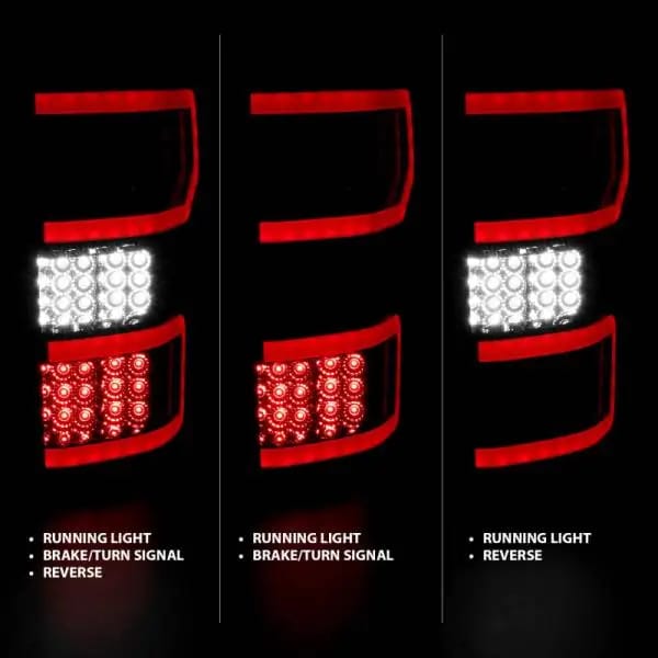 ANZO 18-19 Ford F-150 LED Taillights Smoke thumbnail 2