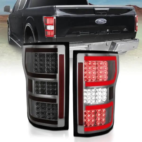 ANZO 18-19 Ford F-150 LED Taillights Smoke thumbnail 5