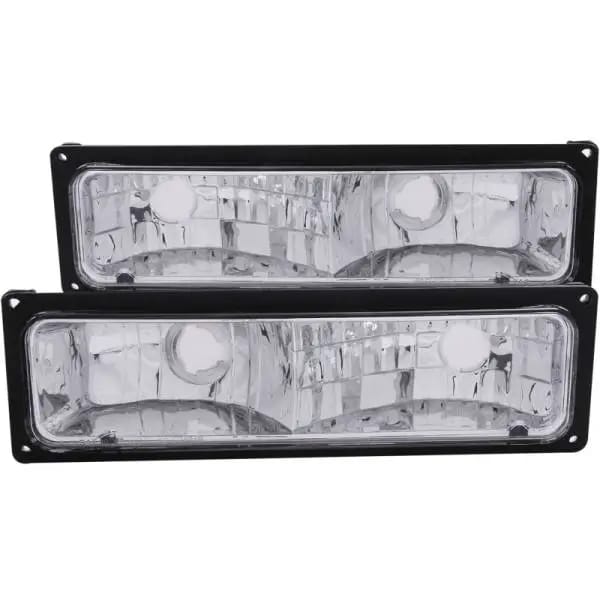 ANZO 1988-1998 Chevrolet C1500 Euro Parking Lights Black thumbnail 2