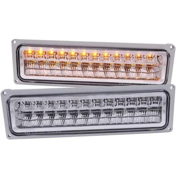 ANZO 1988-1998 Chevrolet C1500 LED Parking Lights Chrome thumbnail 2