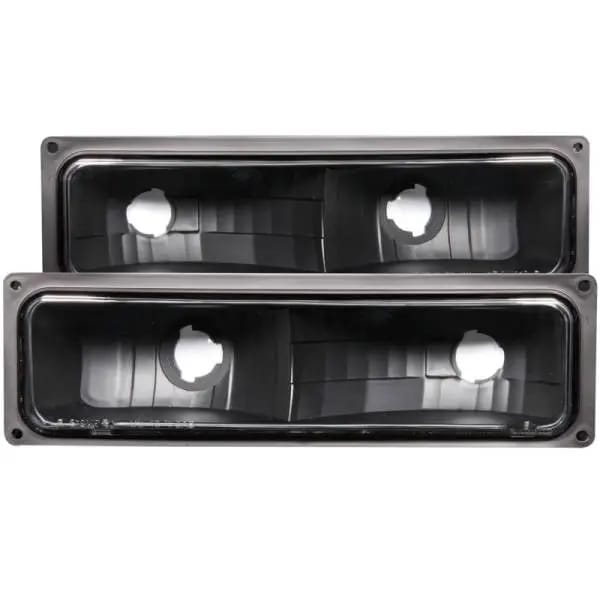ANZO 1988-1998 Chevrolet C1500 Euro Parking Lights Black thumbnail 2