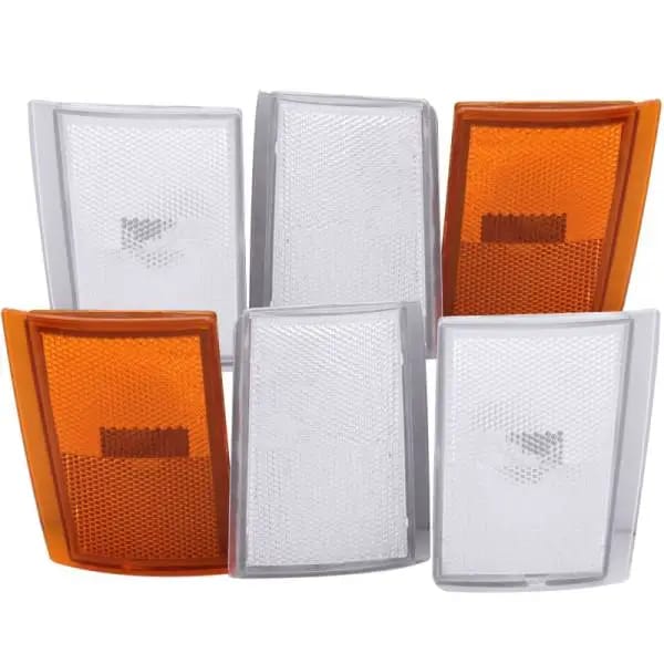 ANZO Corner Lights 1988-1993 Chevrolet C1500 Euro Corner Lights 4 Clear and 2 Amber 6pc thumbnail 2