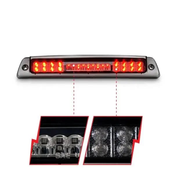 ANZO 1994-2001 Dodge Ram 1500 LED 3rd Brake Light Smoke thumbnail 4