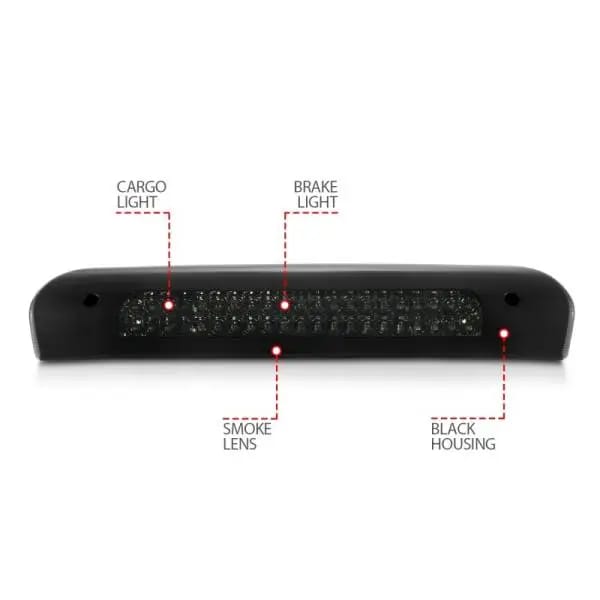 ANZO 2002-2008 Dodge Ram 1500 LED 3rd Brake Light Smoke B - Series thumbnail 5