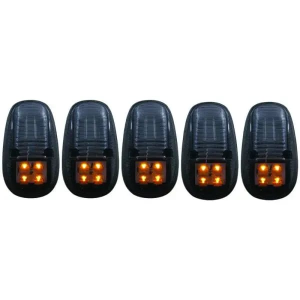 ANZO 1999-2002 Dodge Ram 3500 LED Cab Roof Light Kit Smoke 5pc