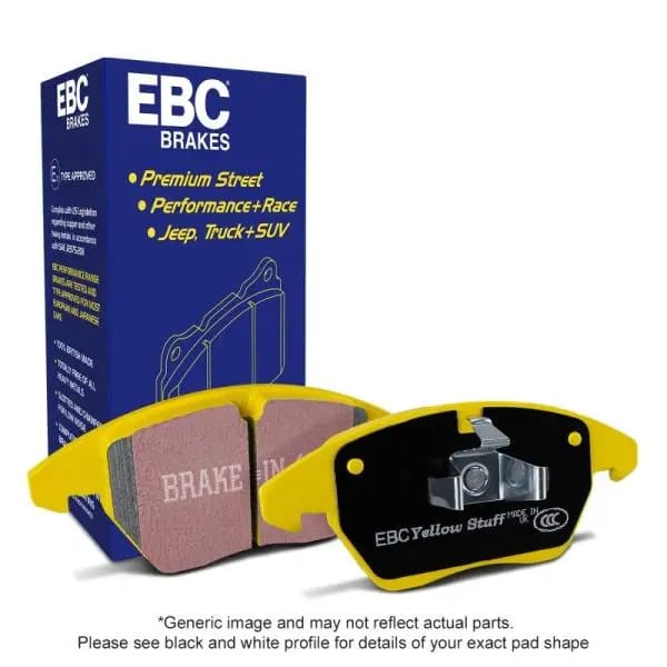 EBC 02 Cadillac Escalade 5.3 (Akebono rear caliper) Yellowstuff Rear Brake Pads thumbnail 5