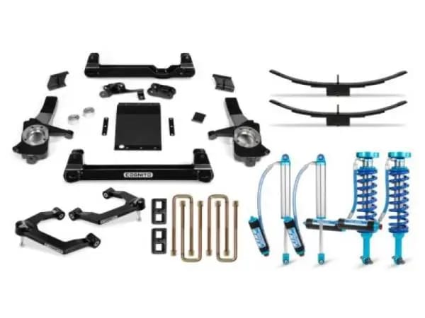 Cognito 19-24 Chevy/GMC Silv/Sierra 1500 2WD/4WD 6in Elite Lift Kit w/ King 2.5 Remote RR Shocks