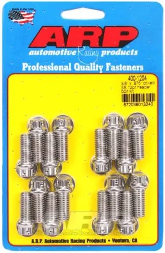 ARP 3/8 x .875 Drilled SS 12pt Header Bolt Kit